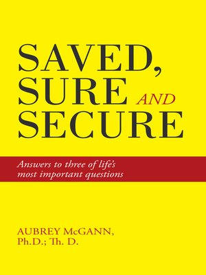 cover image of Saved, Sure and Secure